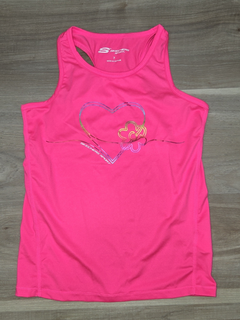 •Skechers Sport• Little Girls Heart Tank Top